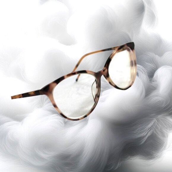 DKNY 5003 Oversized Full Rim Lightweight Cat-Eye Blush Tortoise Eyeglasses - Picture 2 of 7